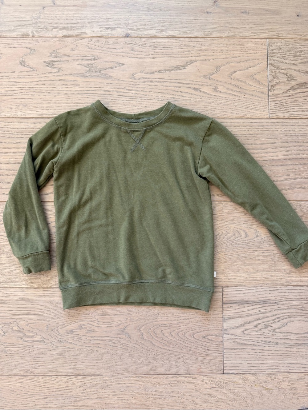 Jax & Lennon Co Kids Olive Green Crewneck pullover Sweatshirt